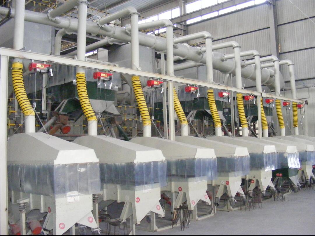 山西某公司年产1万吨棕刚玉清吹制粒生产线