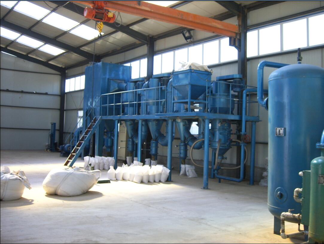 年产2万吨石榴石微粉线运行良好