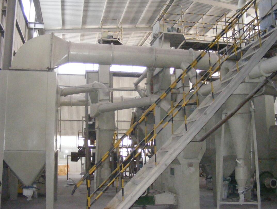 年产1万吨棕刚玉清吹制粒清洁生产线的技术优势
